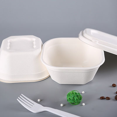 Envases de comida impermeables a la grasa biodegradables de la pulpa del bagazo