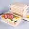 Envases de comida Microwavable del bagazo del congelador 2500ML con la tapa