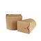 Cajas para llevar de papel abonablees de la comida de los envases de 26oz Kraft