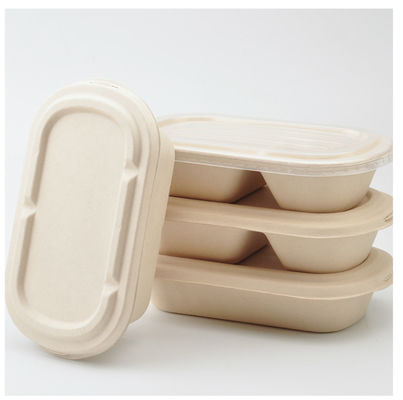 Envases de comida disponibles biodegradables del bagazo 1000ml