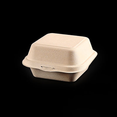 Envases de comida ambientales para llevar del bagazo de la cubierta 600ml