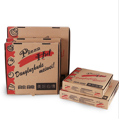 tirón fácil de la caja biodegradable sostenible innovadora de la pizza 20x20x2