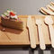 Utensilios disponibles de madera del SGS del abedul de la ensalada de la manija