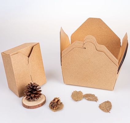 caja fuerte para llevar de papel disponible del contacto de la comida de los envases 1500ml