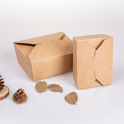 caja fuerte para llevar de papel disponible del contacto de la comida de los envases 1500ml
