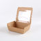 Las cajas de cartón espesadas de la categoría alimenticia del disco del bocadillo ACARICIAN la ventana clara